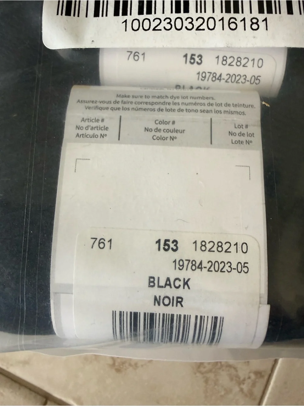 Lion Brand Yarn 24/7 Cotton– Black